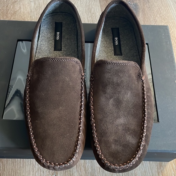 Boss Hugo Boss | Suede Slip Ons - Picture 1 of 5